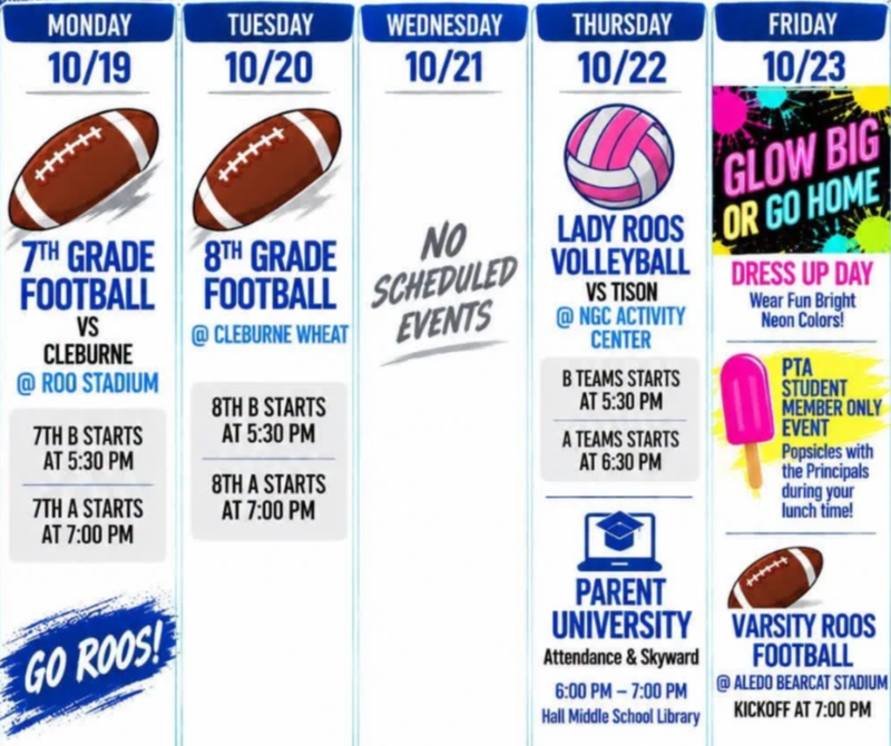 This Week at Hall! Featured Photo