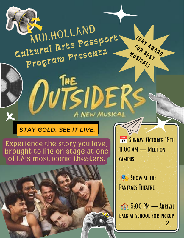 The Outsiders - CAP Fieldtrip