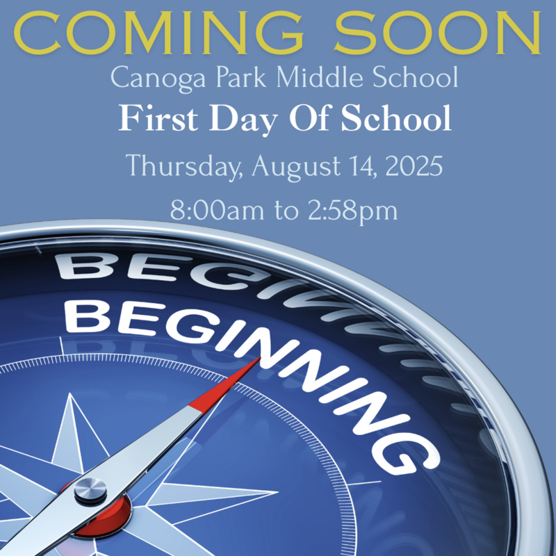 First Day of School 2025-2026