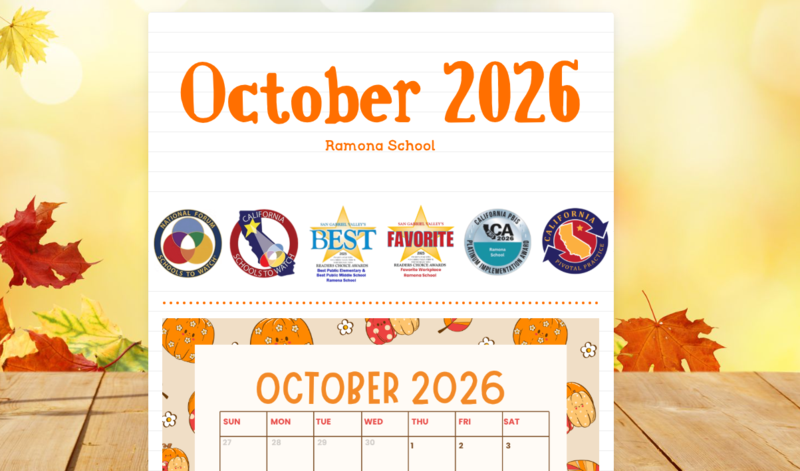 October Newsletter