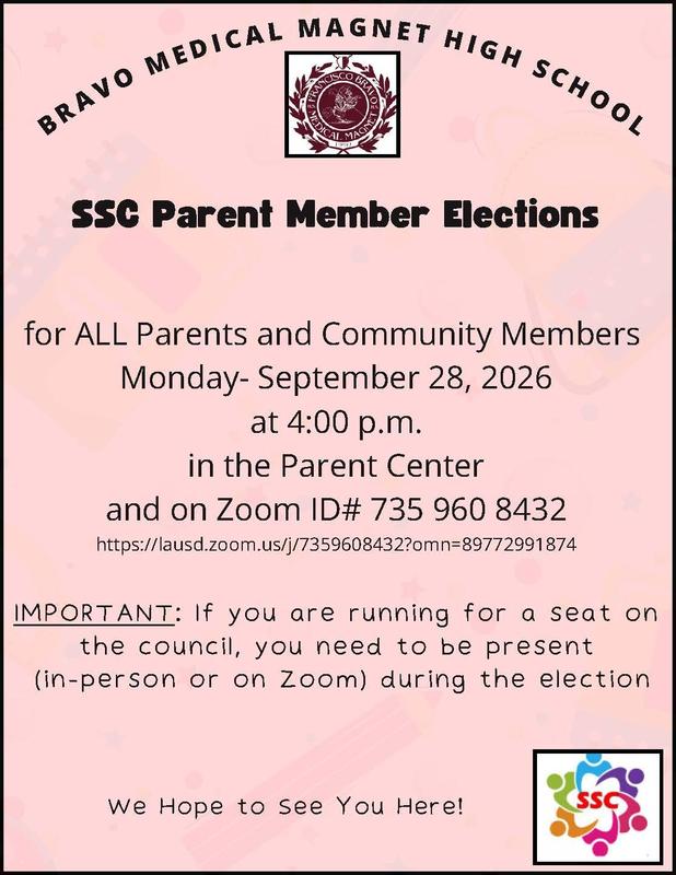 SSC & ELAC Elections and Meetings Info
