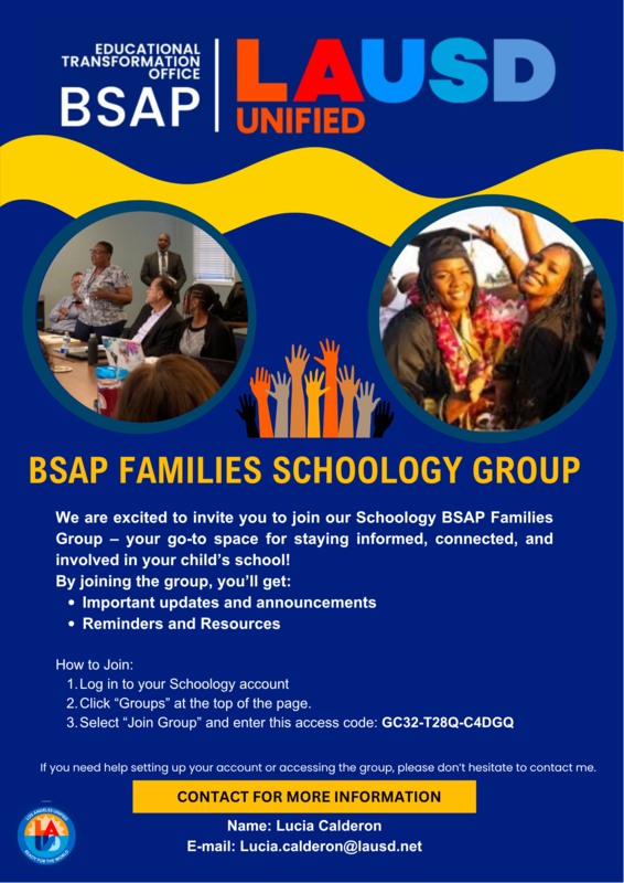 BSAP Parents Schoology Group Featured Photo