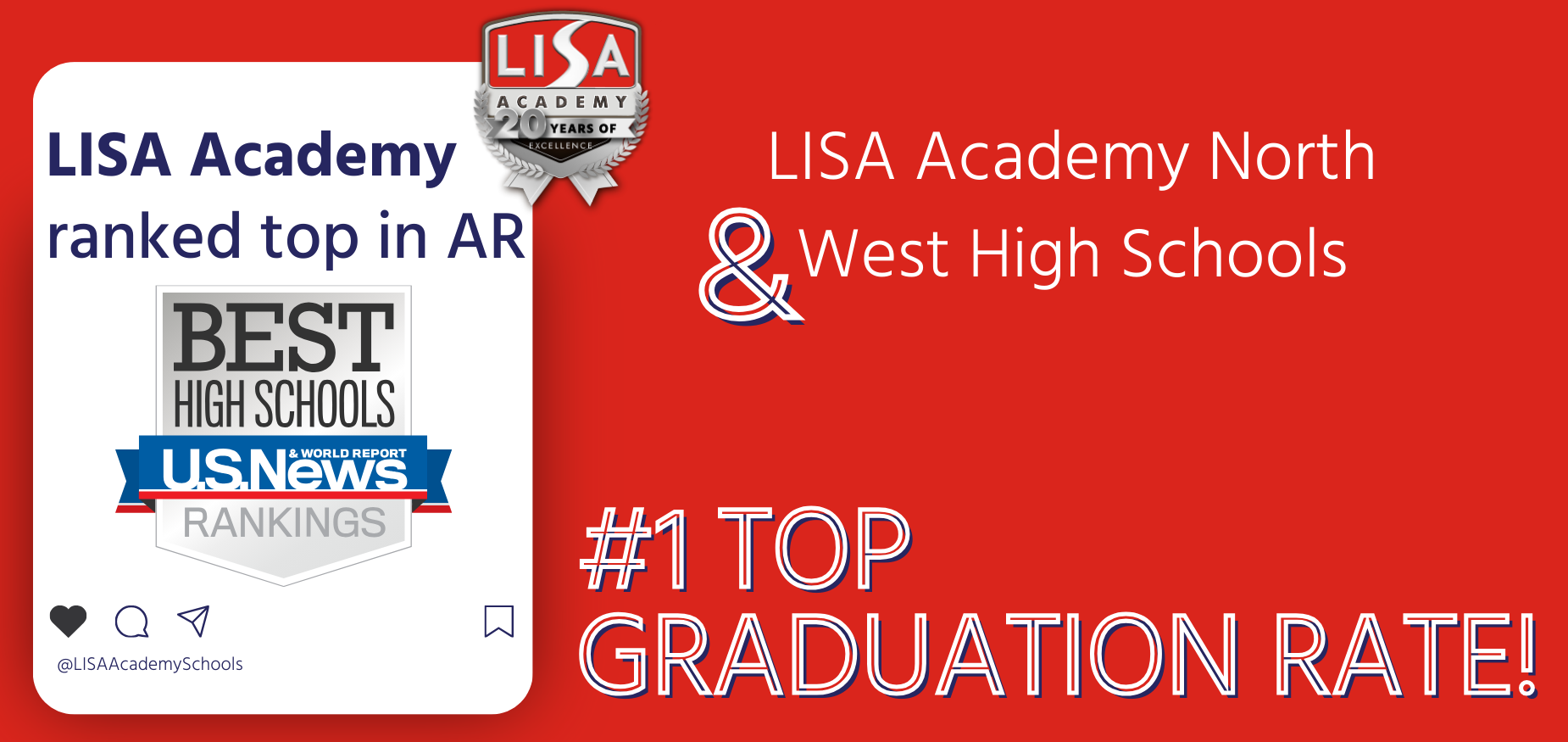LISA Academy ranked top in AR