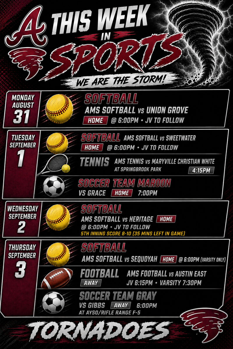 Weekly Sports Events