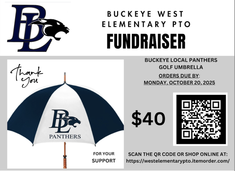 umbrella fundraiser flyer