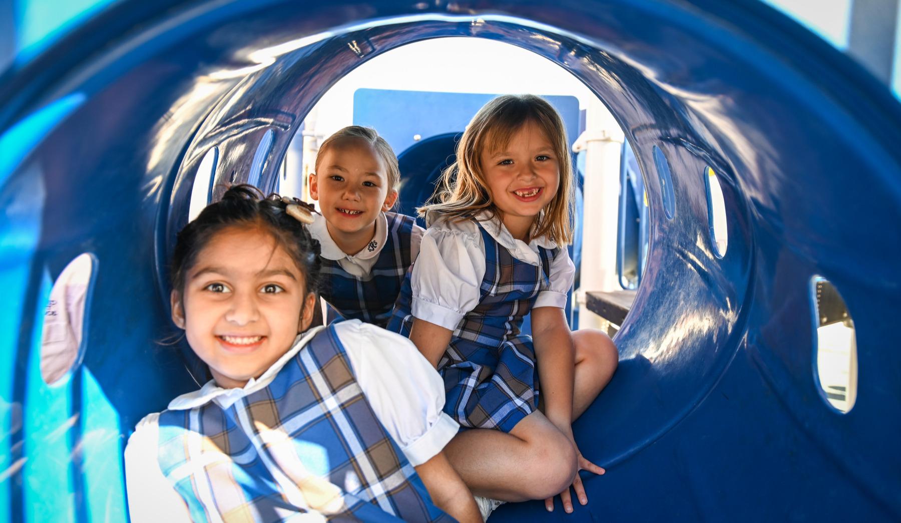 Students on Playground