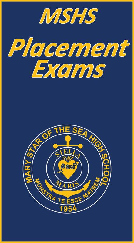 MSHS Placement Exam