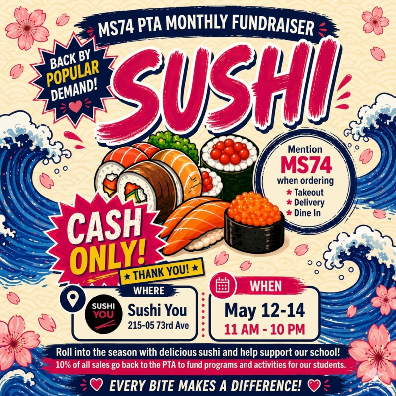 details regarding the fundraiser including the date and time and location