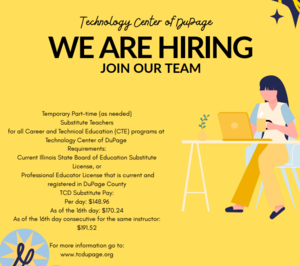 TCD Subbing Flyer
