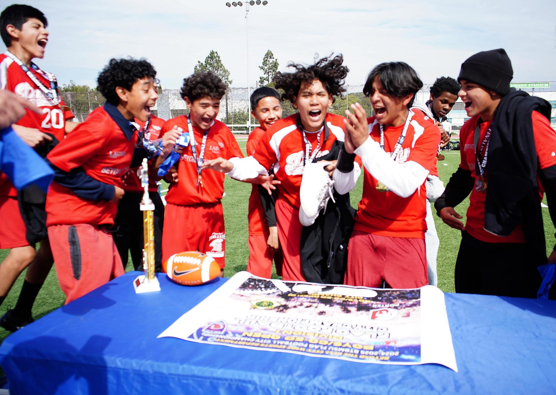 kids celebrating