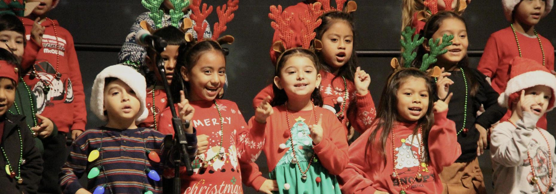 Students at the PHS Auditorium during Christmas performance.