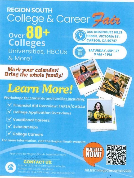 College and Career Fair at CSU Dominguez Hills