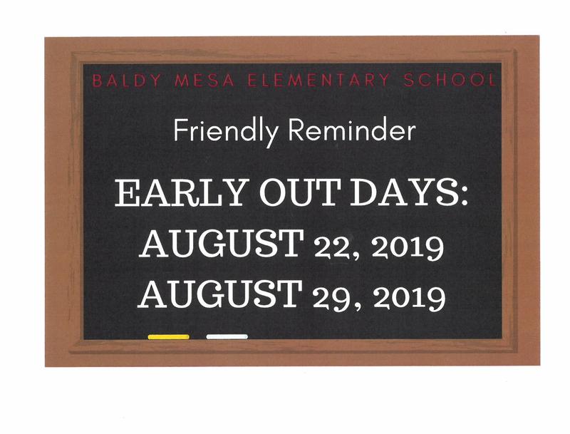 Early Out Reminder Featured Photo