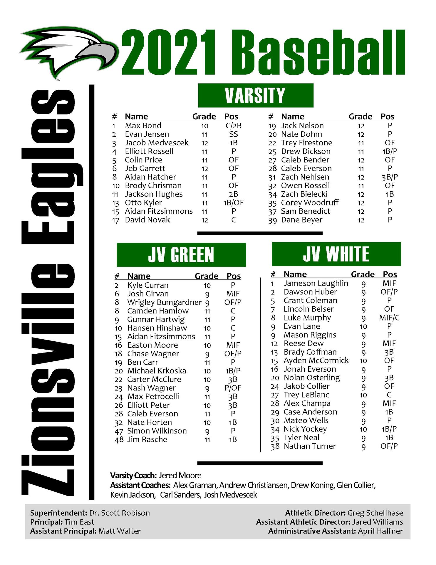 ZCHS Baseball