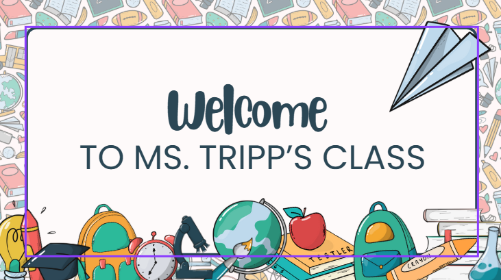 Ms. Tripp's Header