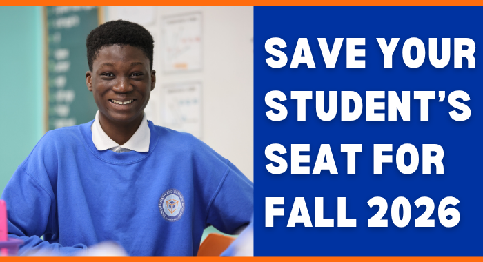 Save Your Student's Seat For Fall 2026