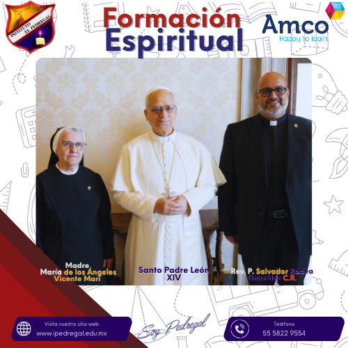 Reunión del P. General Salvador Rodea González C.R. con su santidad León XIV