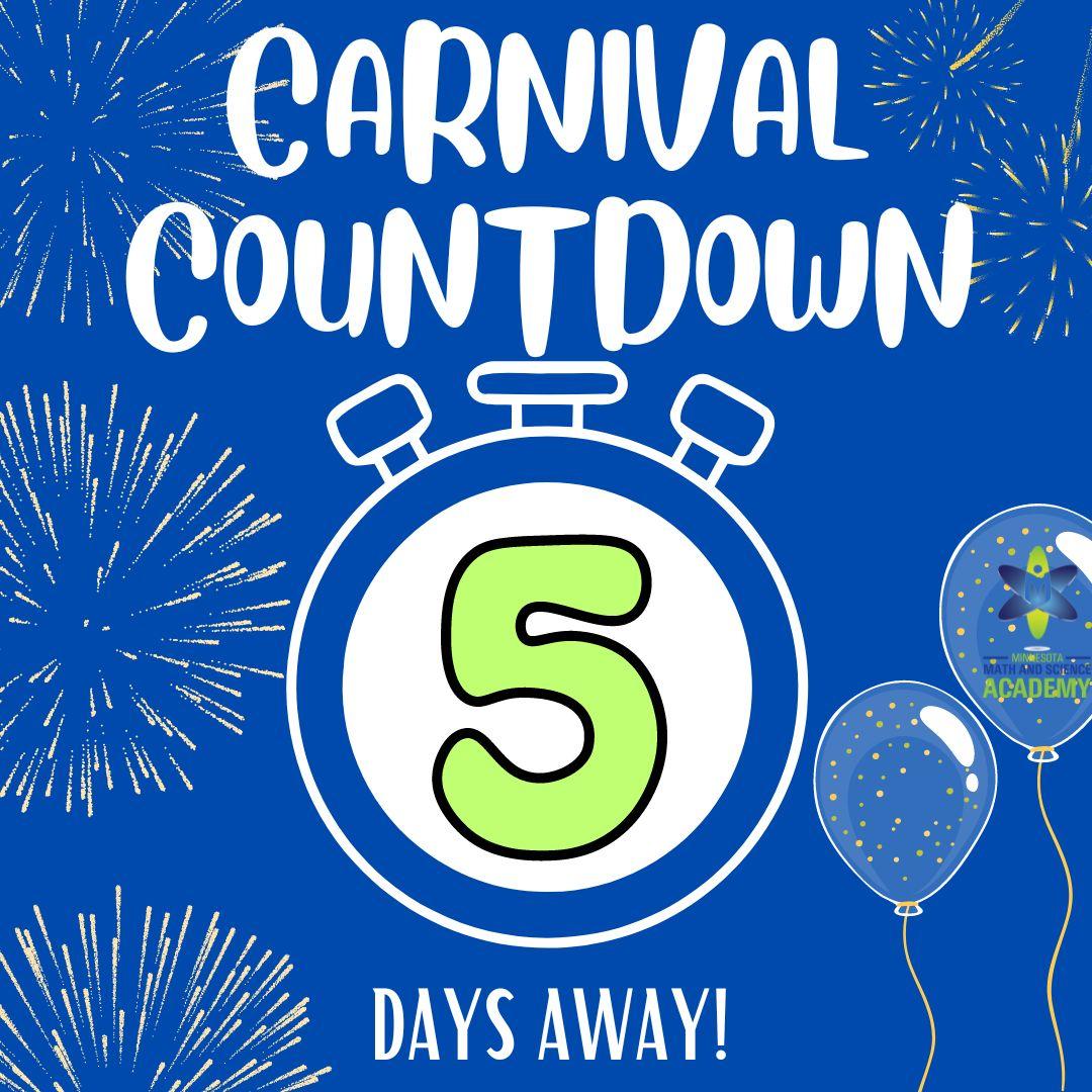 5 Days Left Until Our 4th Annual Carnival & Resource Fair