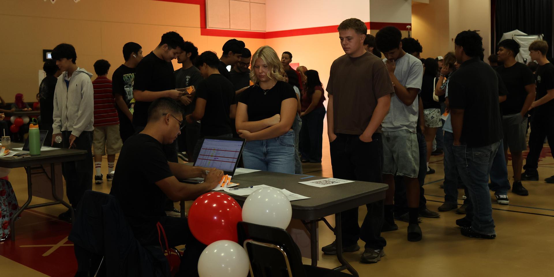 Students and staff at Tribe Turnout 5