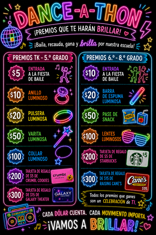 Spanish Dance-a-thon Individual Prizes Flyer.png