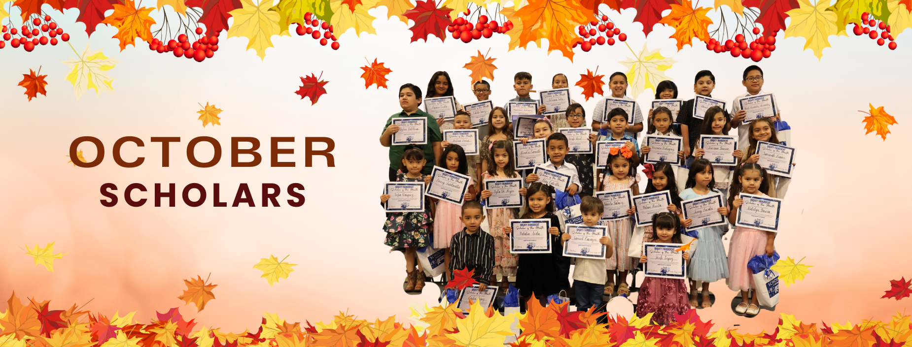 October scholars picture