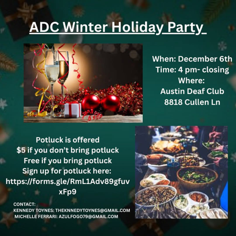 Austin Deaf Club's Potluck