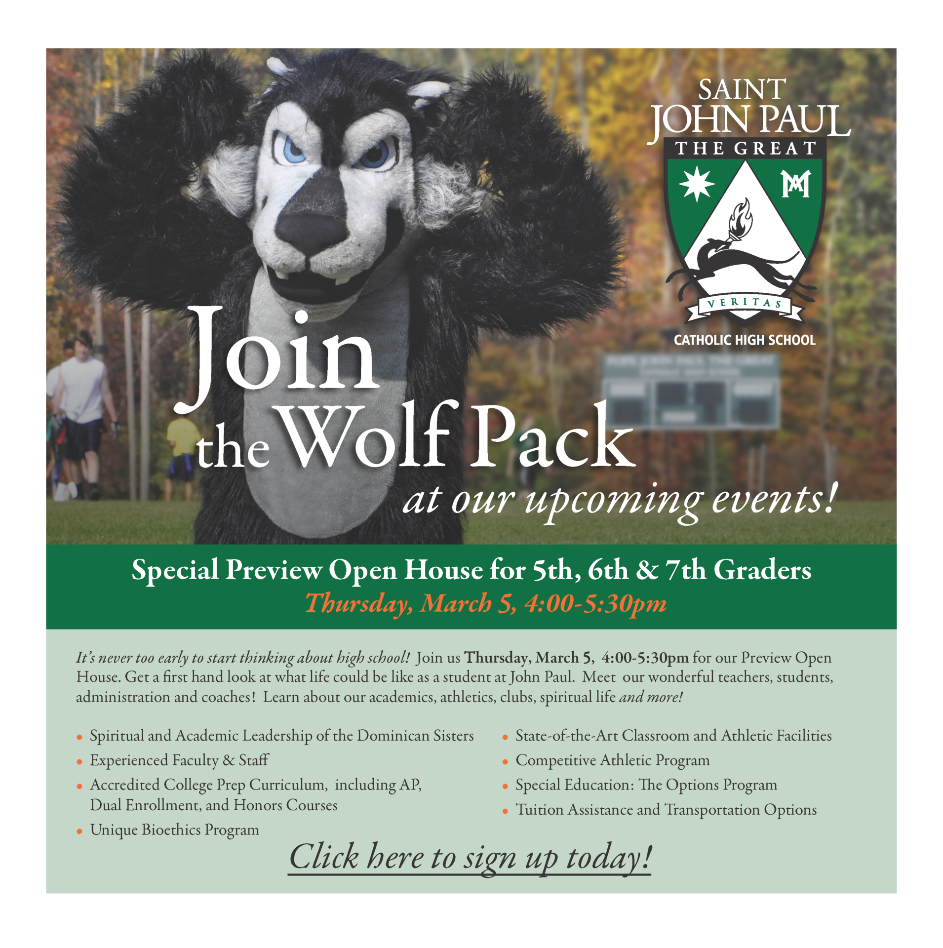 preview open house March 5