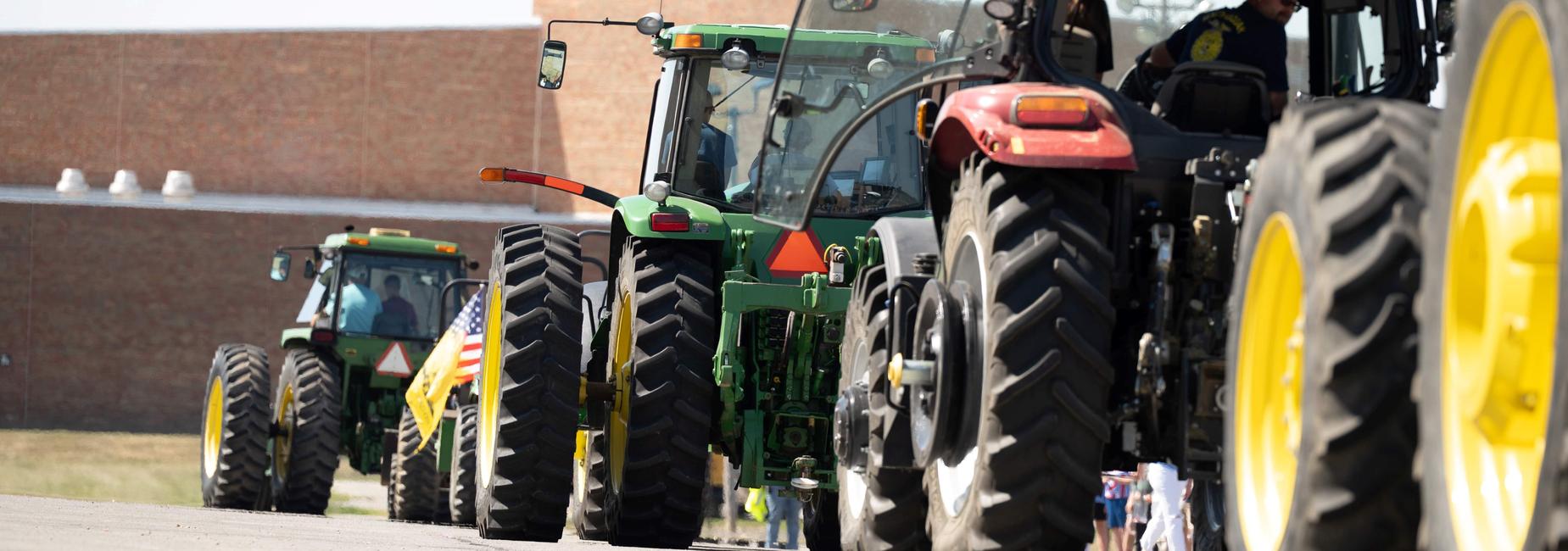 tractor line up