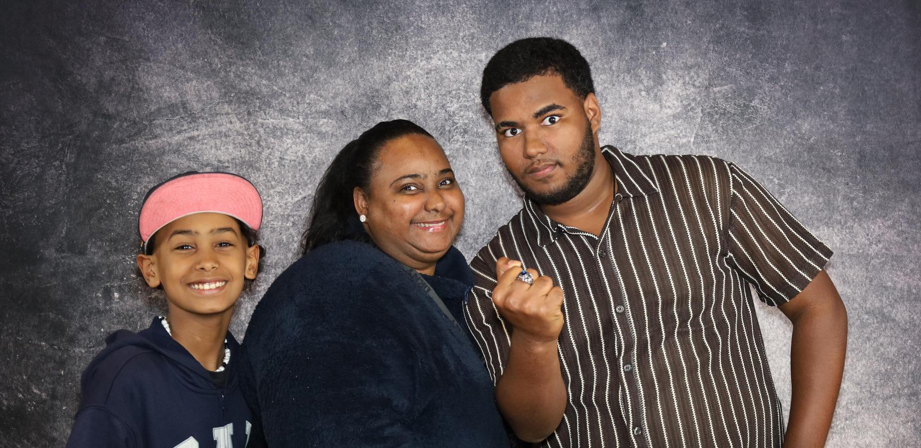 Senior Ring Ceremony Family Photo