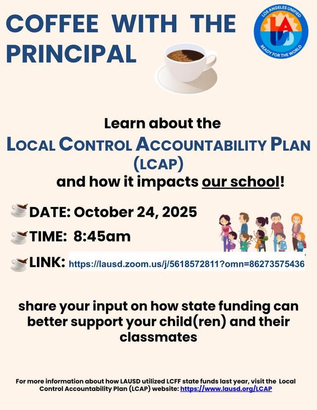 Coffee with the Principal Flyer