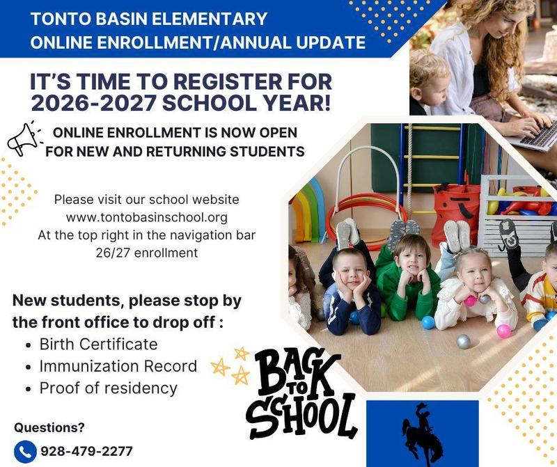 2026-2027 Online Registration is open!