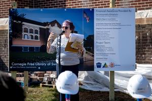 Dr. Coluccio speaks