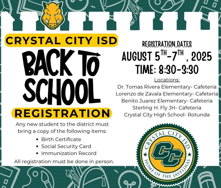 August 5th - 7th , 2025 Registration Dates