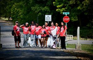 photo - GRCC students pause for a photo during the United Way's 2025 Day of Action