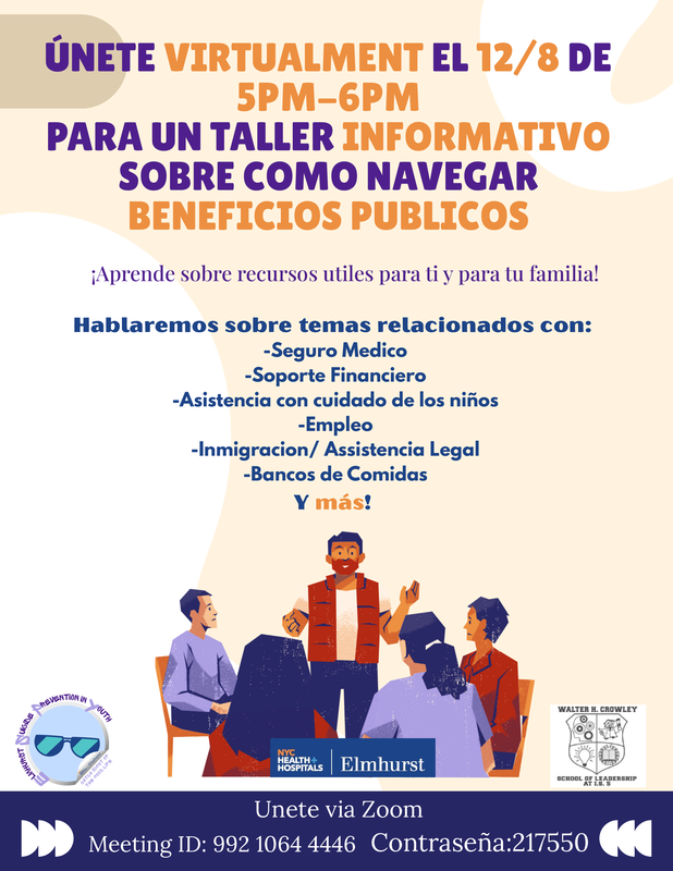 Parent Workshop Spanish Flyer