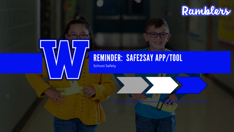 Safe2Say App reminder