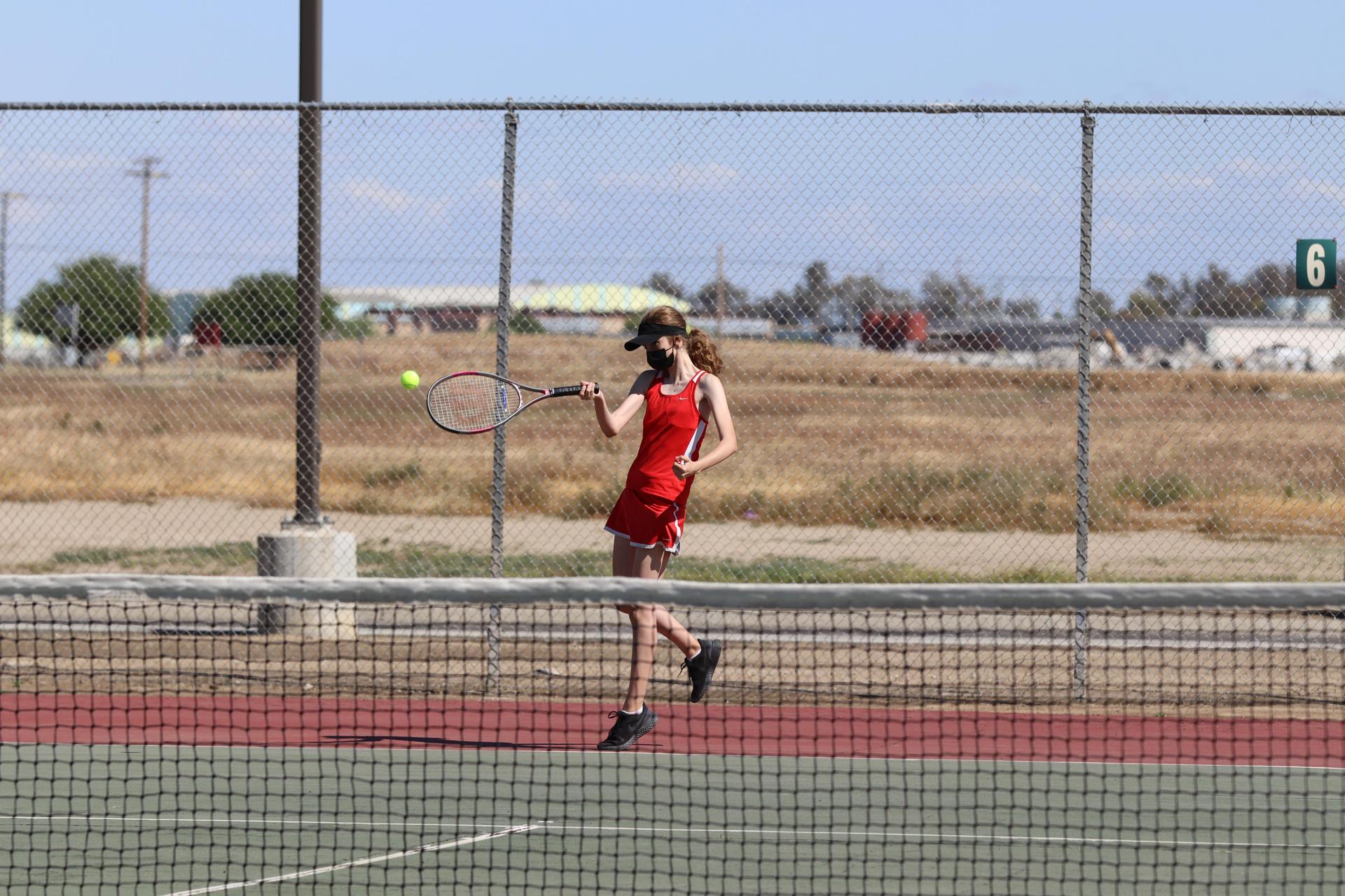 Tennis vs Washington Union, April 26, 2021 CUHS Photos Chowchilla