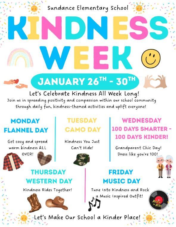 Kindness Week dress up days