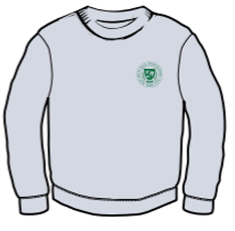 Ash Grey Crewneck Sweatshirt 