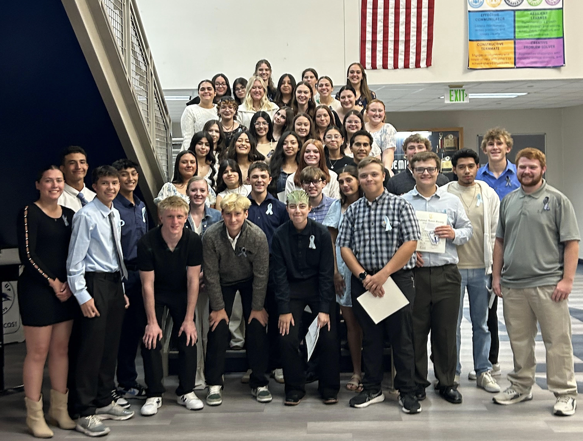 NHS Poses for Picture at Induction Night