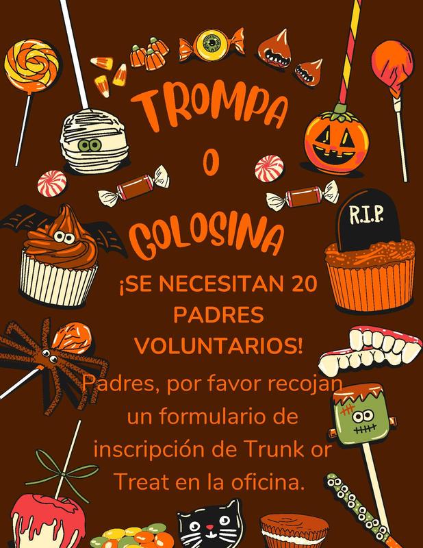 Volunteers Needed - Trunk or Treat  - image for web