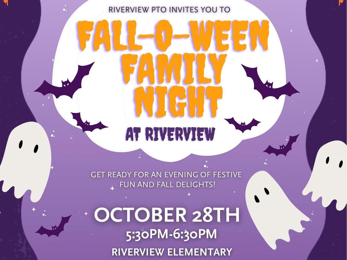 promo graphic - RES PTO fall family night Oct. 2026