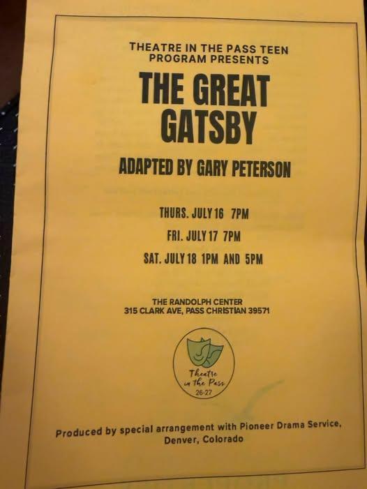 The stage is set! The energy is high! It’s almost time for the teen production to take the stage to showcase The Great Gatsby. RAISE THE CURTAIN Pirate Nation!!