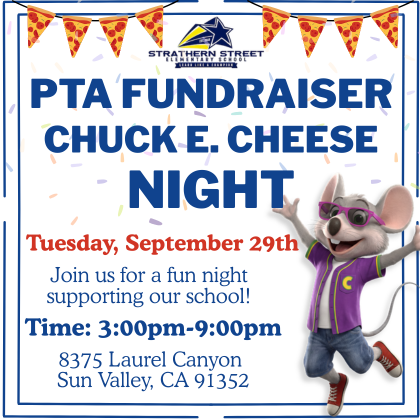 Chuck E. Cheese Fundraiser Featured Photo