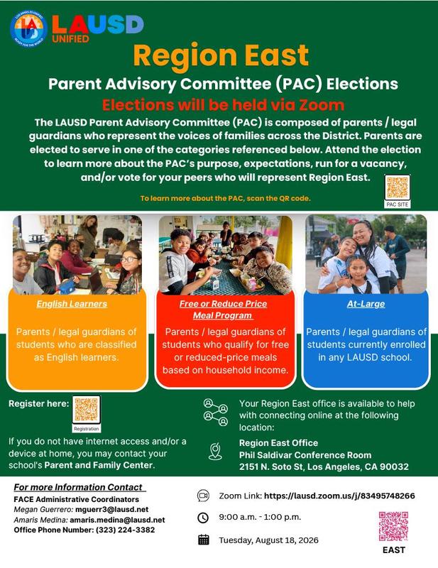 English Flyer for Elections