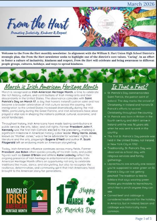 From the Hart - March 2026