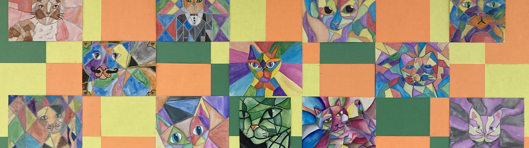 Stained glass art 6th - 8th grade