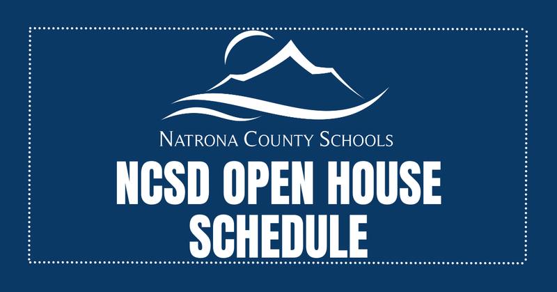 NCSD Open House Schedule Graphic