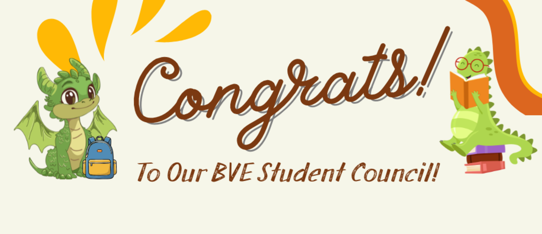 Congrats to our BVE Student Council!