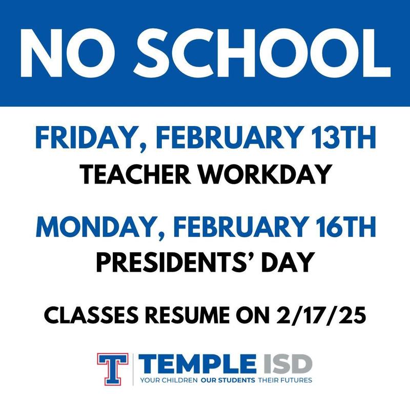 no school on friday or monday